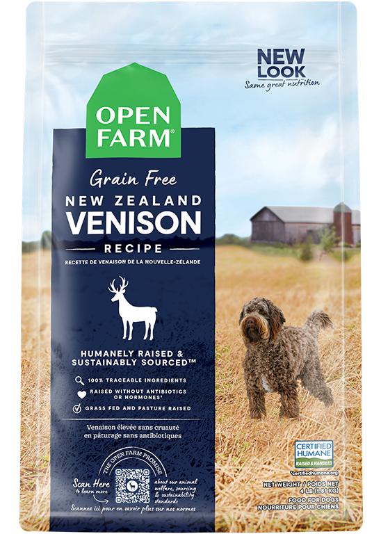 Open Farm New Zealand Venison Recipe Grain-Free Dry Dog Food