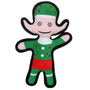 Tuffy Holiday Elf Dog Toy