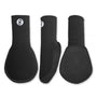 Goo-eez Bottines monochromes pour chien, Noir, lot de 2
