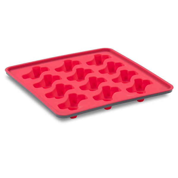 Messy Mutts Framed Silicone Dog Treat Topper Making Mold, Watermelon