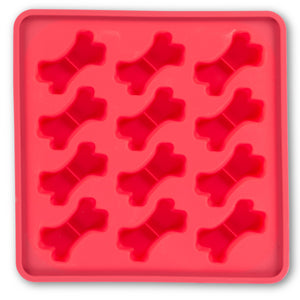 Messy Mutts Framed Silicone Dog Treat Topper Making Mold, Watermelon