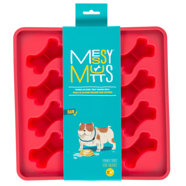 Messy Mutts Framed Silicone Dog Treat Topper Making Mold, Watermelon