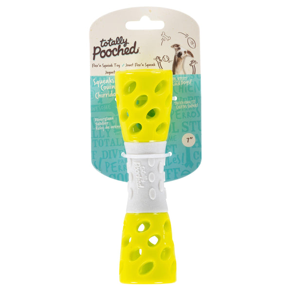 Messy Mutts Totally Pooched Toss'n Stuff Sablier pour chien Vert