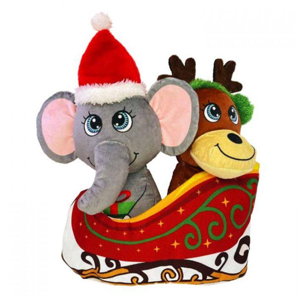KONG Holiday Occasions Sleigh Dog Toy