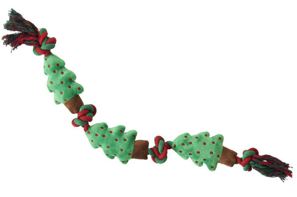 Ethical Pet Spot Holiday Rope Tugs Dog Toy, Assorted