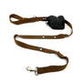 Smoochy Poochy Laisse mains libres en nylon pour chien, Marron