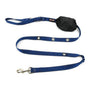 Smoochy Poochy Nylon Hands-Free Dog Leash, Navy