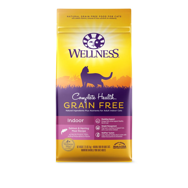 Wellness Complete Health Grain-Free Indoor Salmon & Herring Dry Cat Food