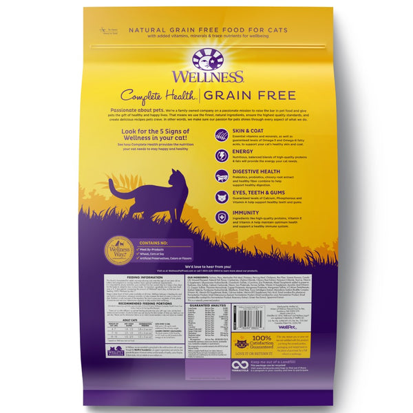 Wellness Complete Health Grain-Free Indoor Salmon & Herring Dry Cat Food