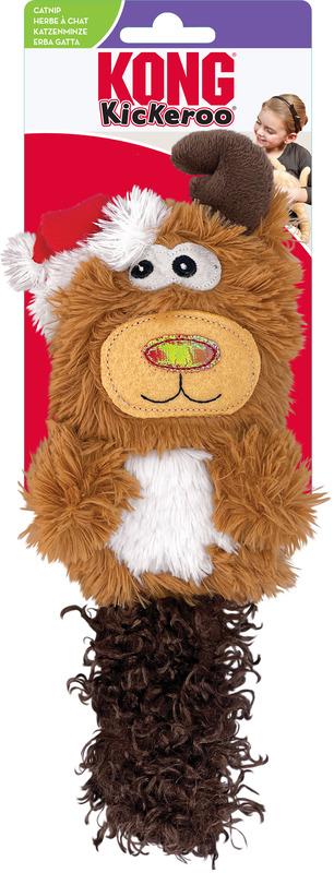 KONG Holiday Kickeroo Personnage Jouet pour Chat, Assortiment, Taille Unique