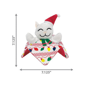 KONG Holiday Crackles Santa Kitty Jouet pour Chat Lumières de Noël Taille Unique