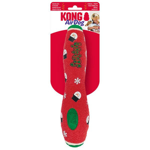 KONG Holiday Airdog Stick Dog Toy, Snowman, One Size