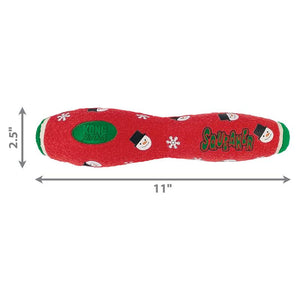 KONG Holiday Airdog Stick Dog Toy, Snowman, One Size