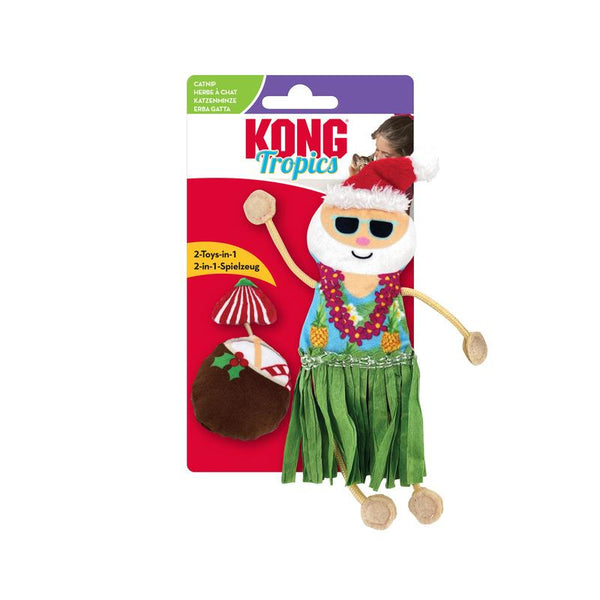 Jouet pour chat Père Noël Holiday Tropics de KONG, paq.
