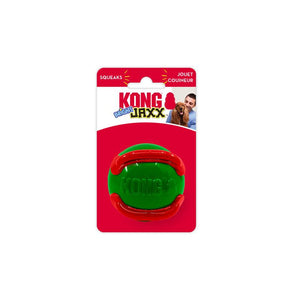 KONG Holiday Jaxx Brights Ball Dog Toy, Assorted Colors