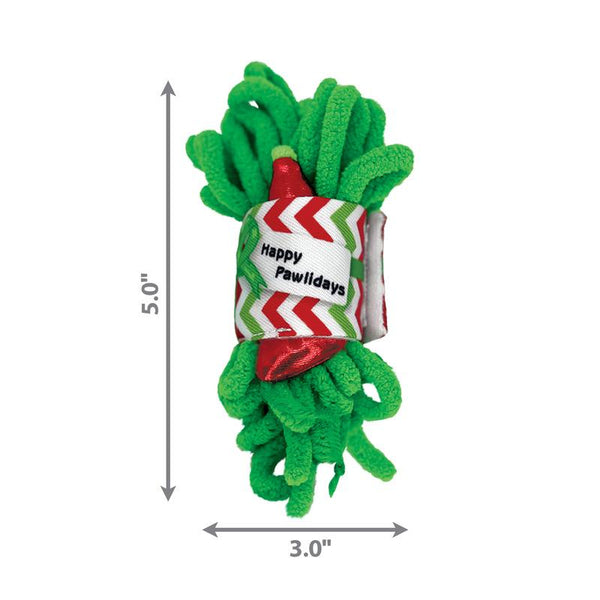 KONG Holiday Pull-A-Partz Yarnz Cat Toy, One Size