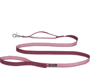 West Paw Strolls Reflective Leash with Traffic Handle for Dogs, Rose