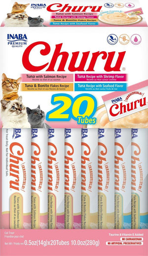 INABA Churu Seafood Variety Pack Cat Treats