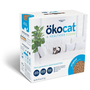 Okocat Litière naturelle agglomérante pour chats Premium Originale