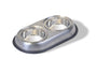 Van Ness Heavyweight Stainless Steel Double Dish for Cats & Small Dogs, Small