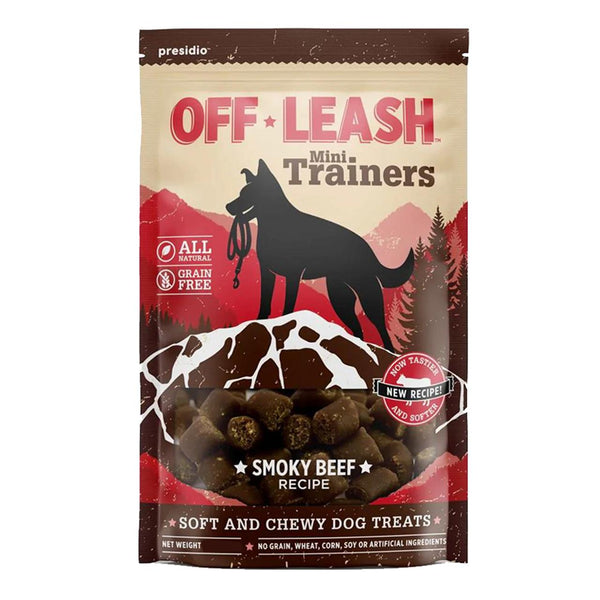 Off-Leash Mini Trainers Smoky Beef Recipe Dog Treats