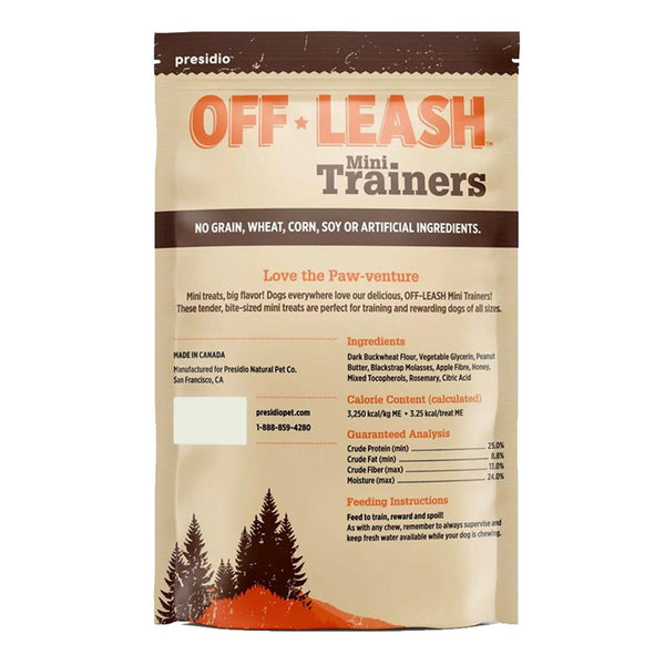 Off-Leash Mini Trainers Roasted Peanut Recipe Dog Treats