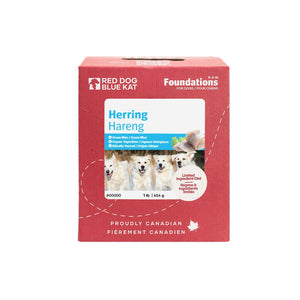 Red Dog Blue Kat Fondements crus Recette de hareng pour chiens