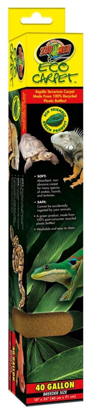 Zoo Med Eco Carpet for Reptile Terrariums, Tan