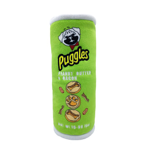 Huxley & Kent Power Plush Puggles Can Dog Toy