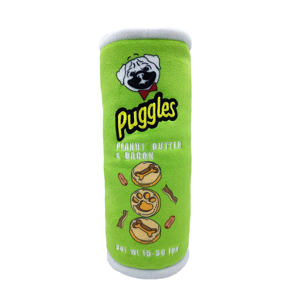 Huxley & Kent Power Plush Puggles Can Dog Toy