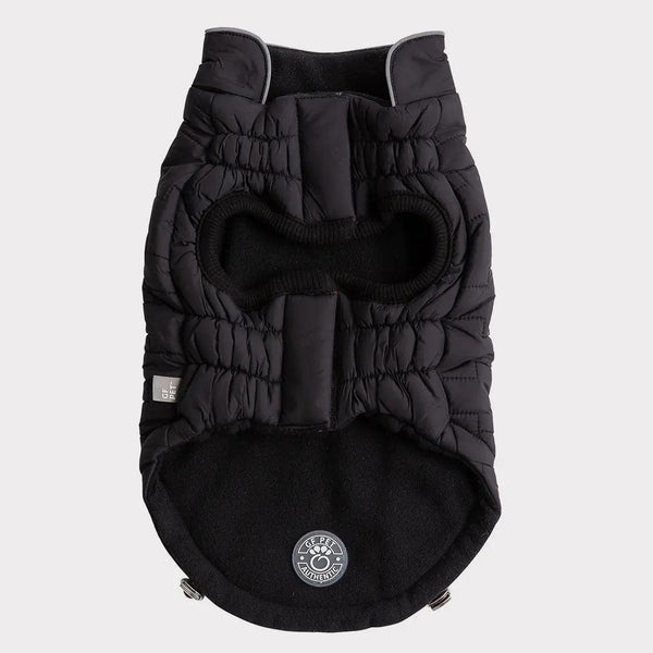 GF Pet Reversible Chalet Dog Jacket, Black