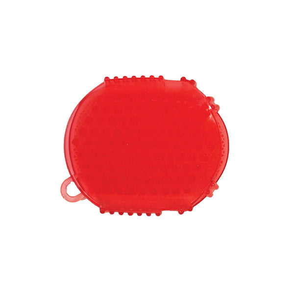 Shedrow K9 Jelly Scrubber Pet Grooming Tool, Red, One Size