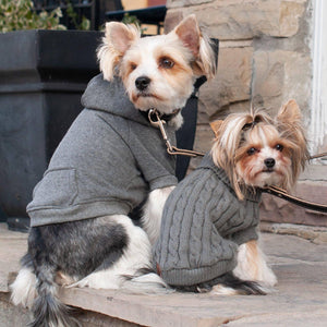 Shedrow K9 Sweat à capuche pour chien Brentwood, Gris