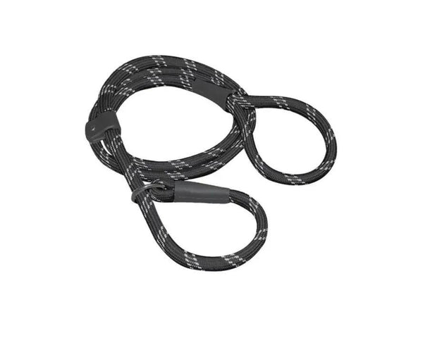 Shedrow K9 Camino Rope Slip Dog Leash, Black