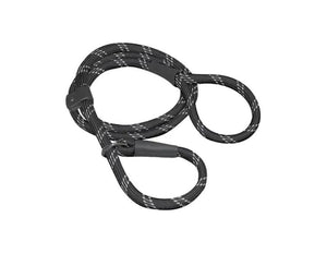 Shedrow K9 Camino Rope Slip Dog Leash, Black