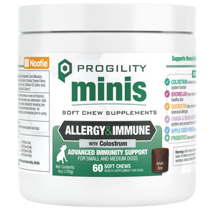 Nootie Progility Minis Allergy & Immune Soft Chews Supplement for Small & Medium Dogs
