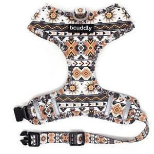 Bcuddly Control Dog Harness, Tan Aztec