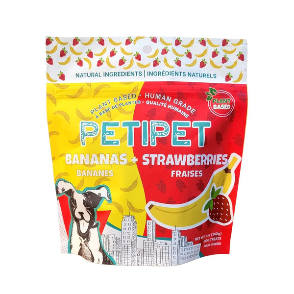 Petipet Friandises pour chiens Bananes & Fraises