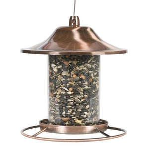 Perky-Pet Copper Finish Panorama Wild Bird Feeder