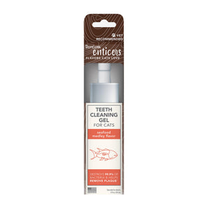 Tropiclean Enticers Seafood Medley Teeth Cleaning Gel for Cats
