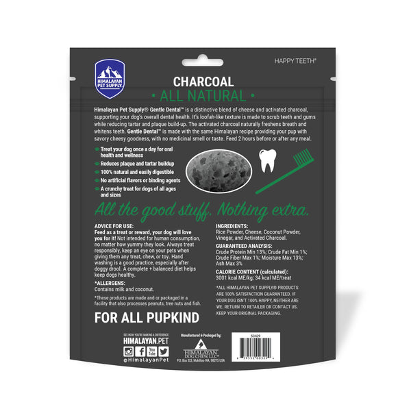 Himalayan Pet Supply Friandises dentaires Happy Teeth saveur charbon 30 jours