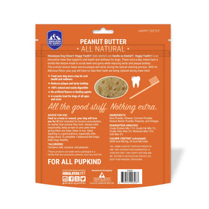 Himalayan Pet Supply Friandises dentaires Happy Teeth saveur beurre de cacahuète 30 jours