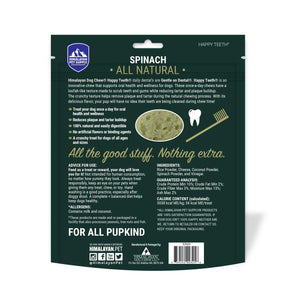 Himalayan Pet Supply Friandises dentaires Happy Teeth saveur épinard 30 jours