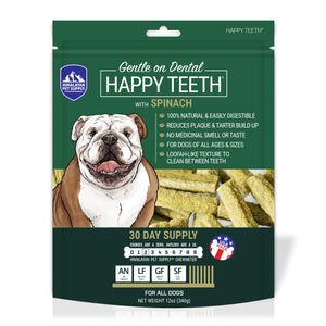 Himalayan Pet Supply Friandises dentaires Happy Teeth saveur épinard 30 jours