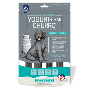 Himalayan Pet Supply Health & Wellness Yogurt-Charcoal Churro Dog Treats