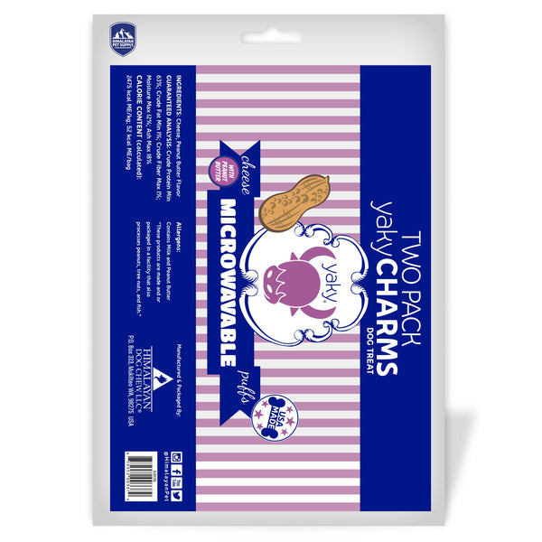 Himalayan Pet Supply yakyCHARMS Peanut Butter Flavored Dog Treats Pack