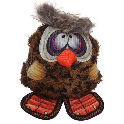 Happy Tails Loonies Zany Owl Dog Toy