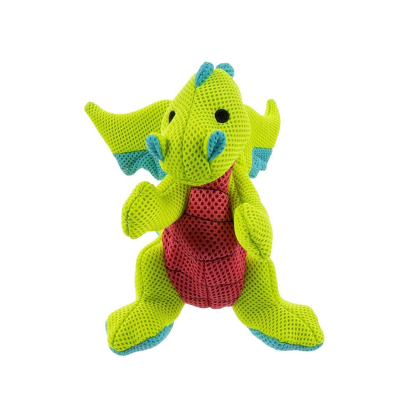 GoDog Dragons Double Chew Guard Dog Toy, Green