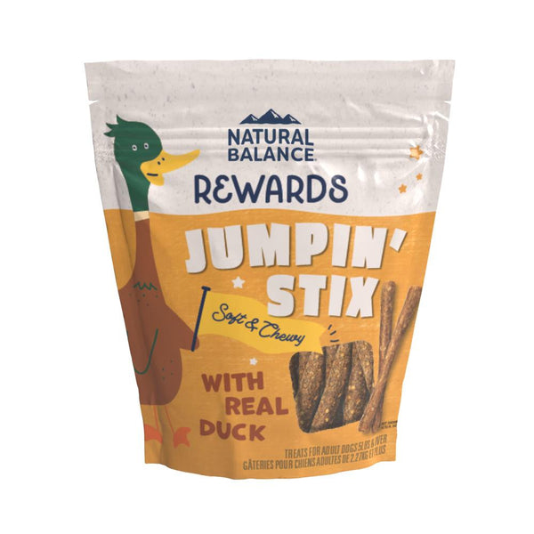 Natural Balance Rewards Jumpin' Stix avec vrai canard Friandises pour chiens