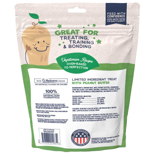 Natural Balance Rewards Biscuits croquants au beurre de cacahuète Friandises pour chiens